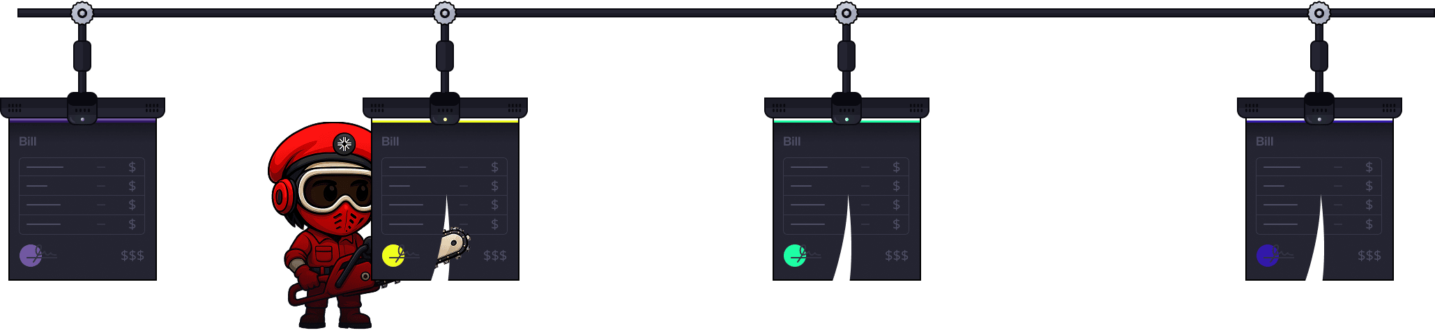 Chippy line illustration