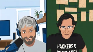 Matt and Martin chatting